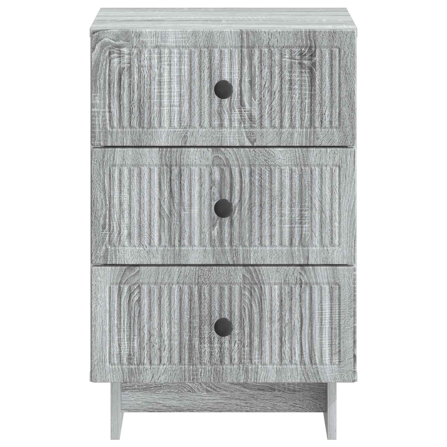 vidaXL Κομοδίνο Γκρι Sonoma 43 x 41 x 66,5 εκ. Επεξεργασμένο Ξύλο