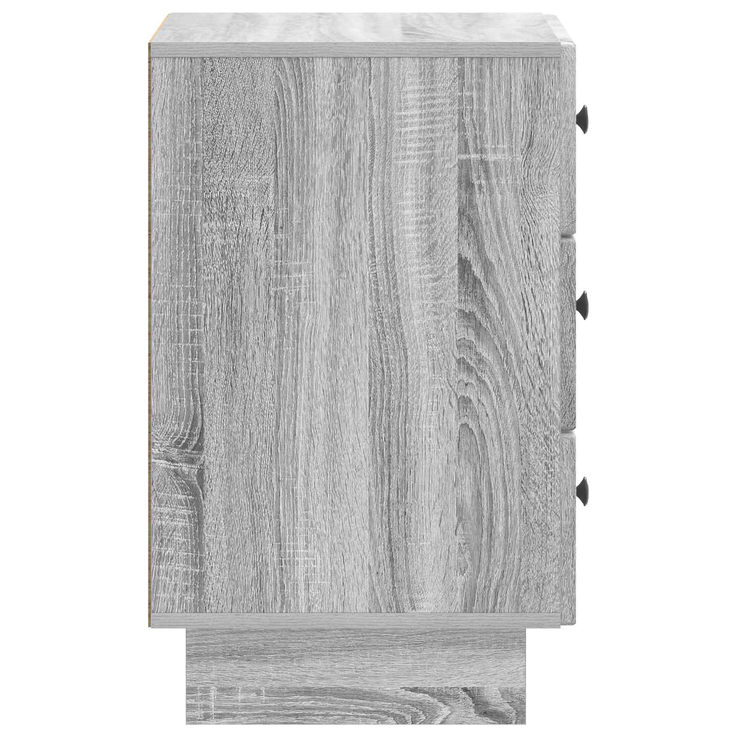 vidaXL Κομοδίνο Γκρι Sonoma 43 x 41 x 66,5 εκ. Επεξεργασμένο Ξύλο