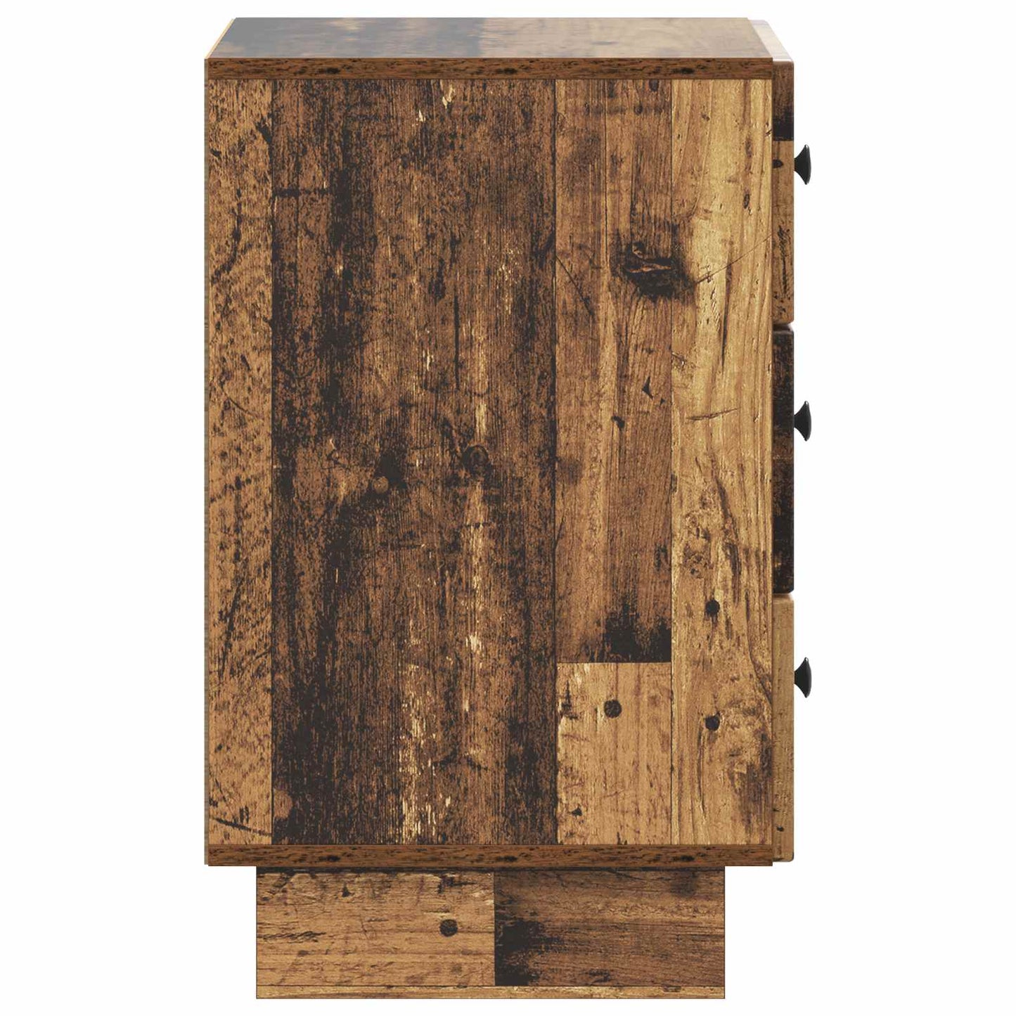 vidaXL Κομοδίνο Παλαιωμένο ξύλο 43 x 41 x 66,5 εκ. Επεξεργασμένο Ξύλο