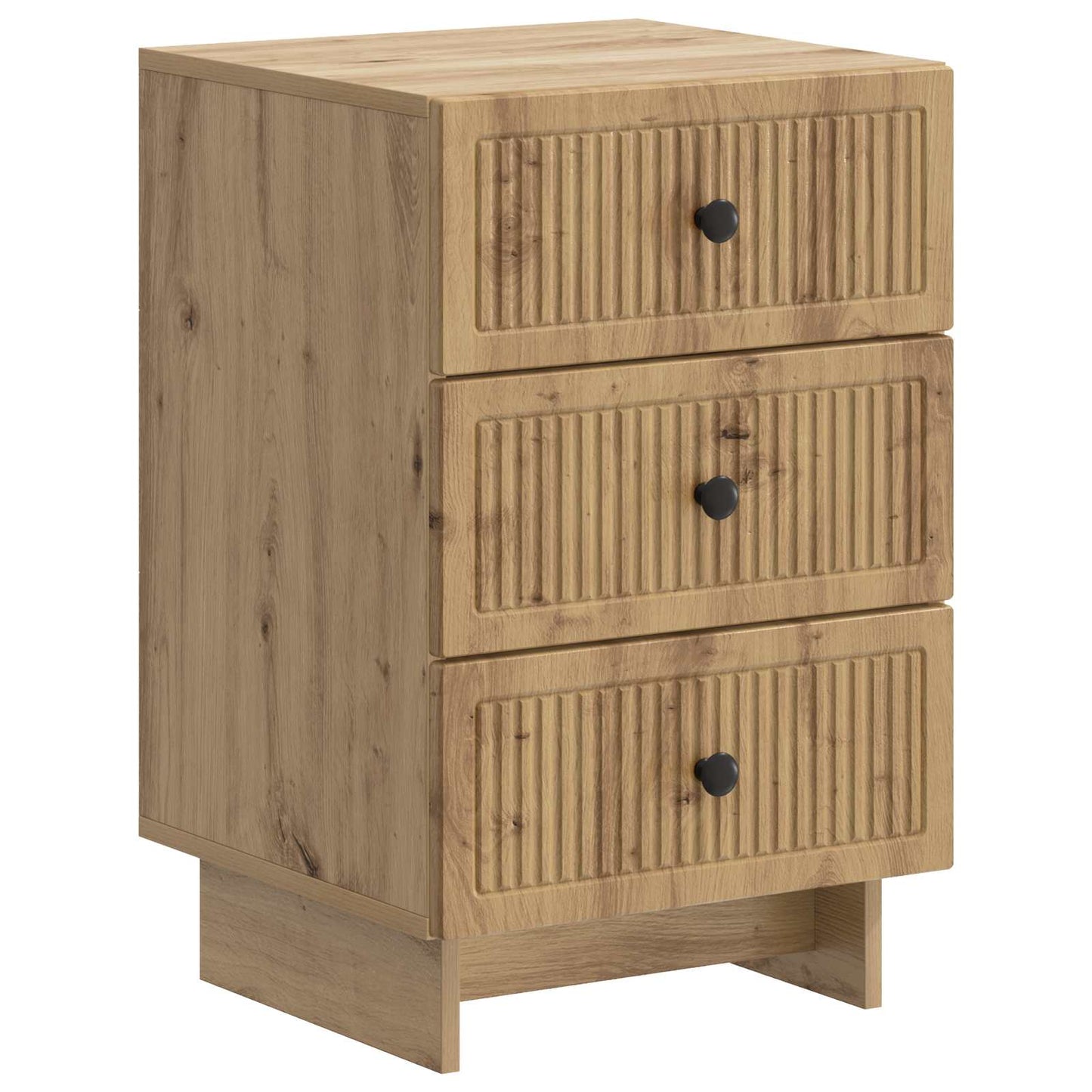 vidaXL Κομοδίνο Artisan Δρυς 43 x 41 x 66,5 εκ. Επεξεργασμένο Ξύλο