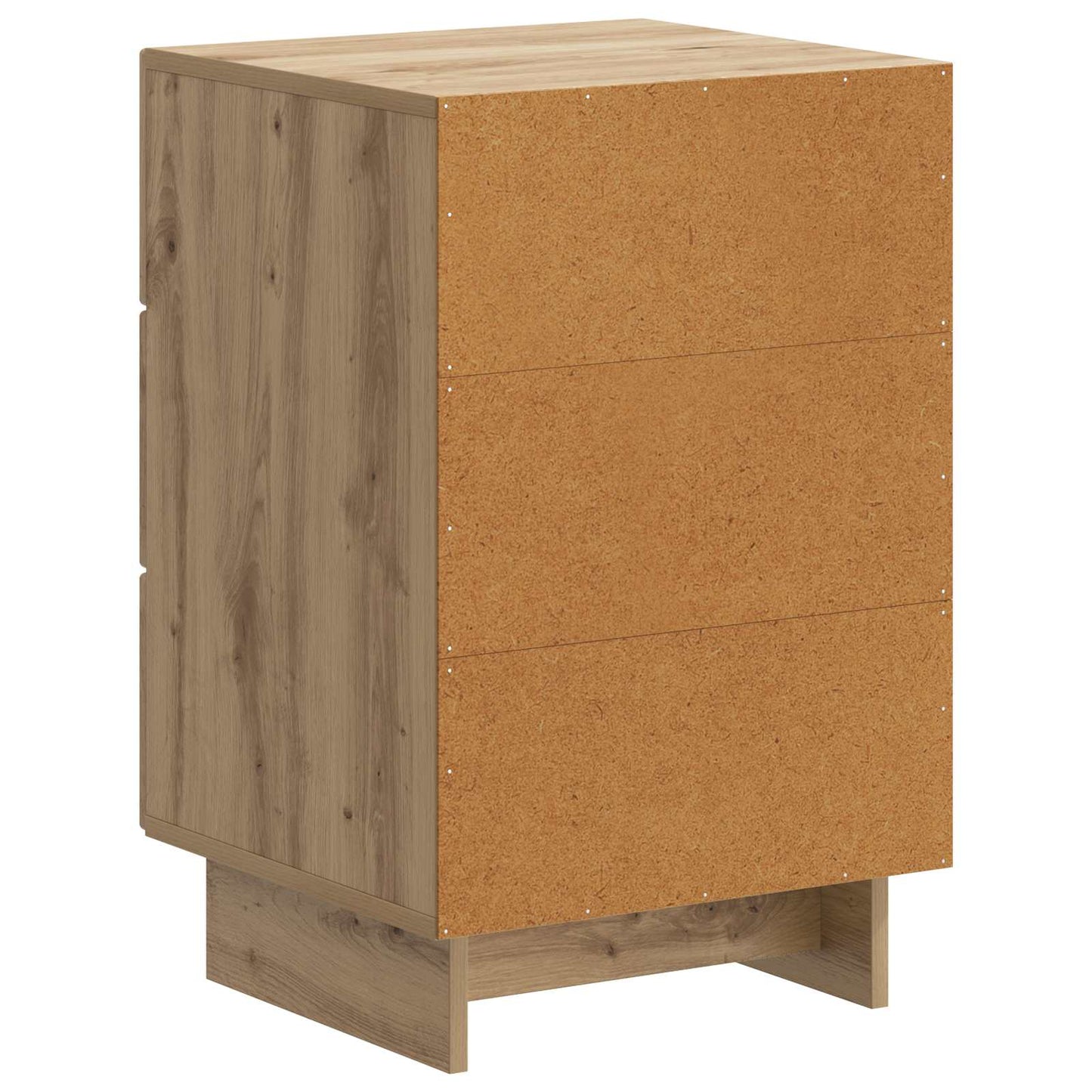 vidaXL Κομοδίνο Artisan Δρυς 43 x 41 x 66,5 εκ. Επεξεργασμένο Ξύλο