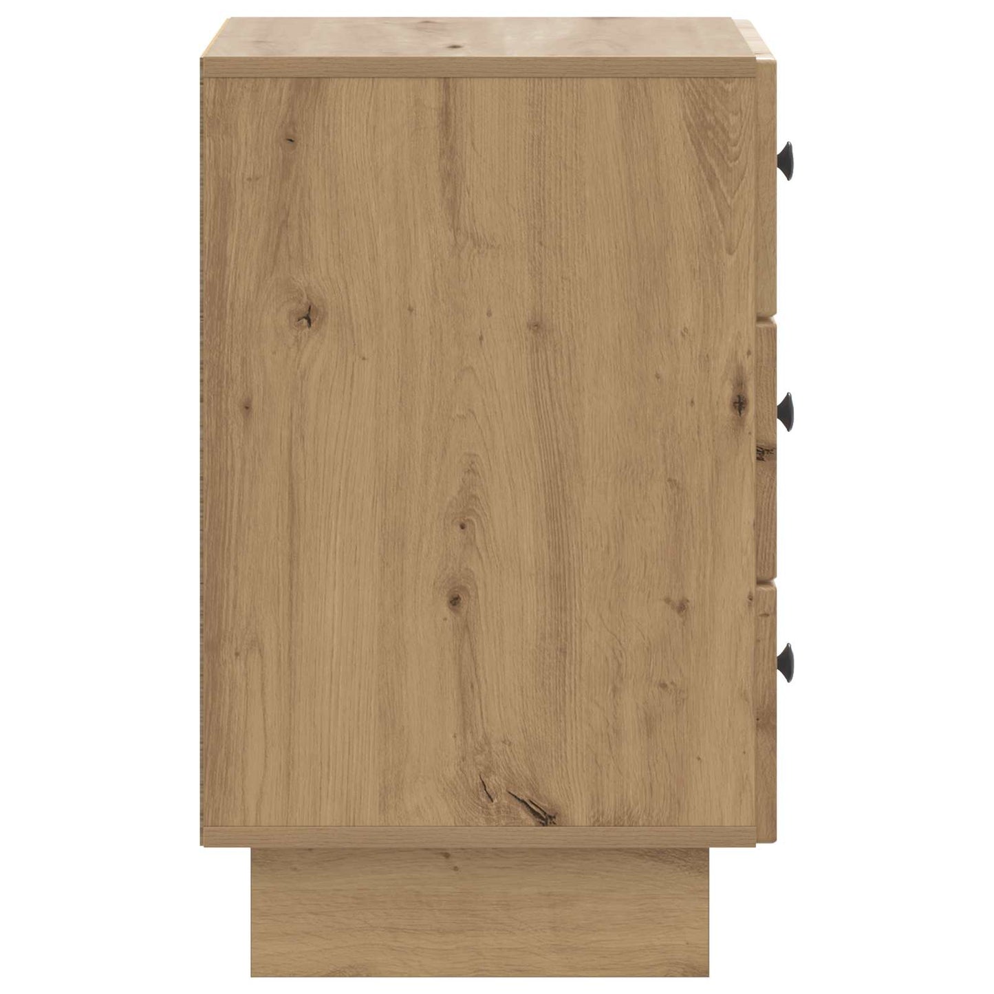 vidaXL Κομοδίνο Artisan Δρυς 43 x 41 x 66,5 εκ. Επεξεργασμένο Ξύλο