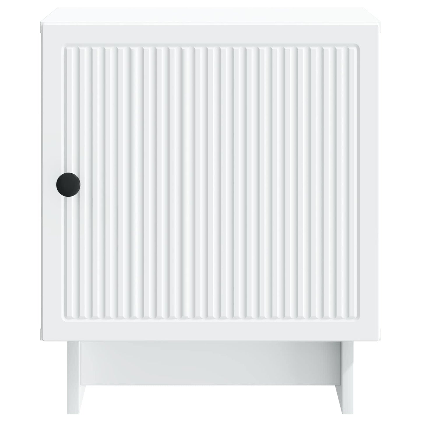 vidaXL Κομοδίνο Λευκό 43 x 34,5 x 50 εκ Επεξεργασμένο Ξύλο