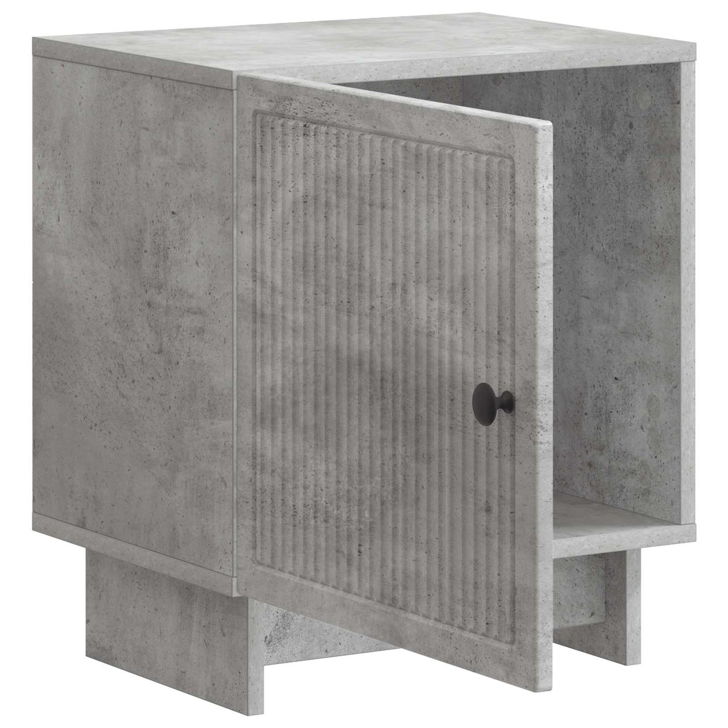 vidaXL Κομοδίνο Γκρι Σκυροδέματος 43 x 34,5 x 50 εκ Επεξεργασμένο Ξύλο