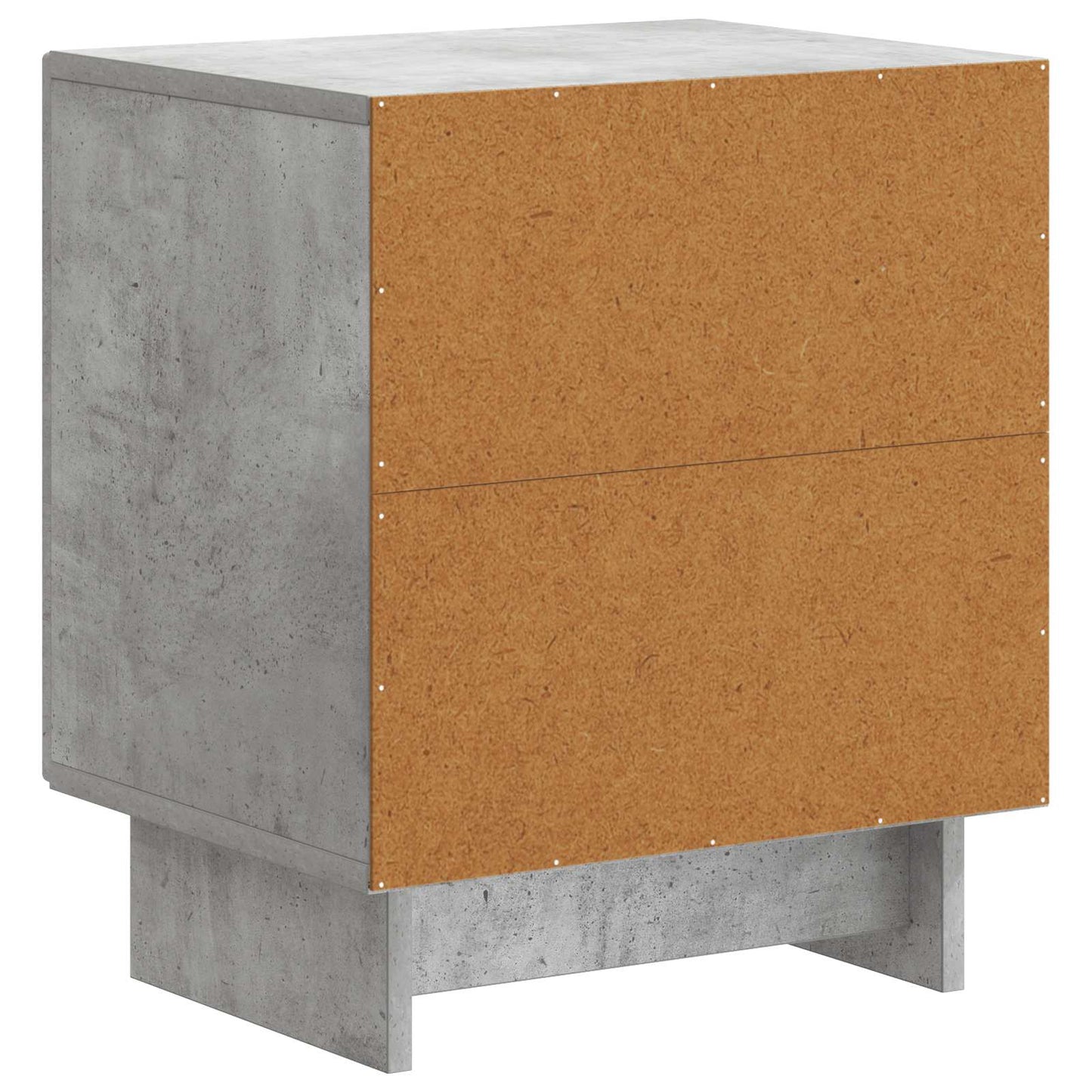 vidaXL Κομοδίνο Γκρι Σκυροδέματος 43 x 34,5 x 50 εκ Επεξεργασμένο Ξύλο