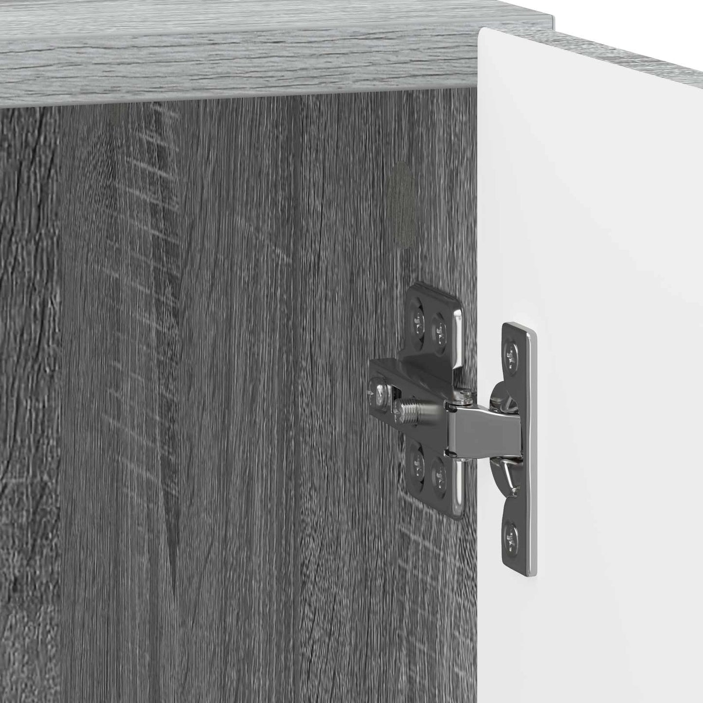 vidaXL Κομοδίνο Γκρι Sonoma 43 x 34,5 x 50 εκ Επεξεργασμένο Ξύλο