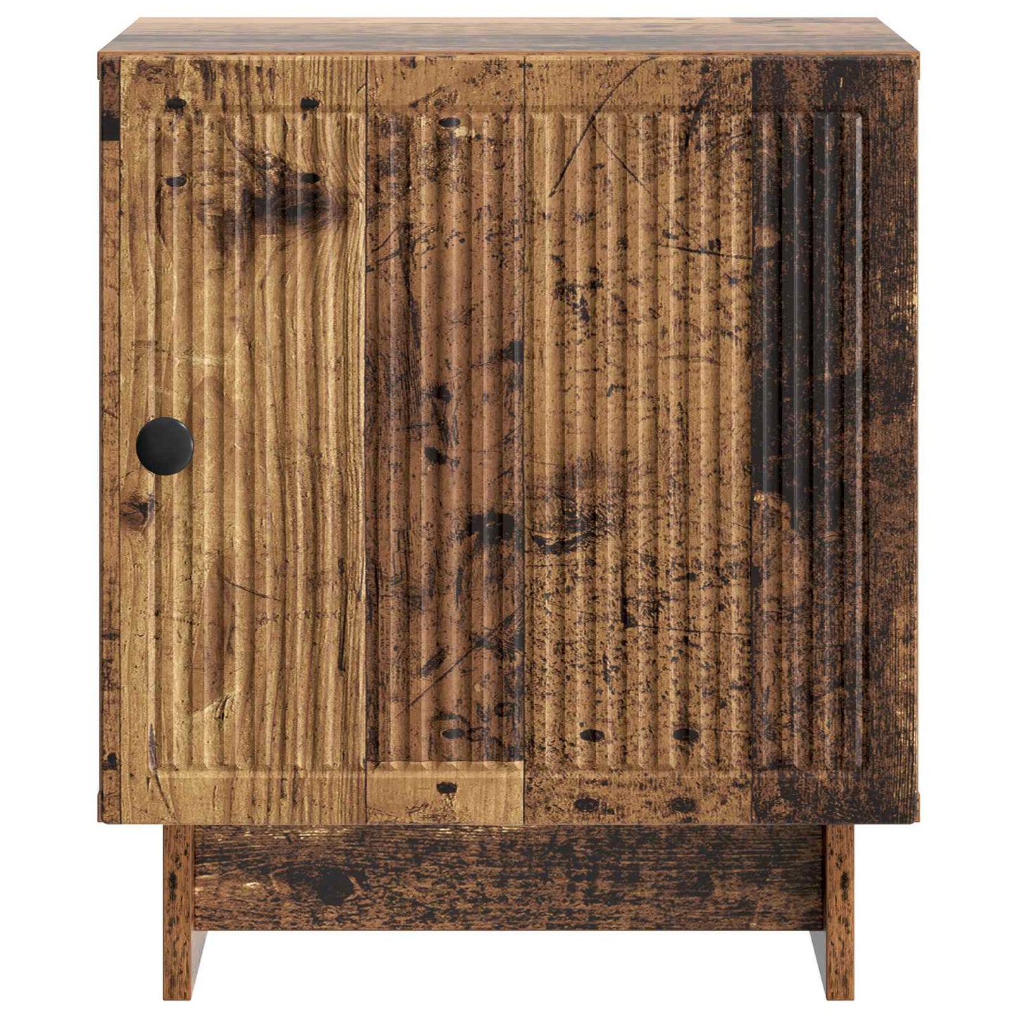vidaXL Κομοδίνο Παλαιωμένο ξύλο 43 x 34,5 x 50 εκ Επεξεργασμένο Ξύλο