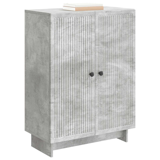 vidaXL Πλαϊνό γραφείο Γκρι Σκυροδέματος 66 x 34,5 x 90 εκ