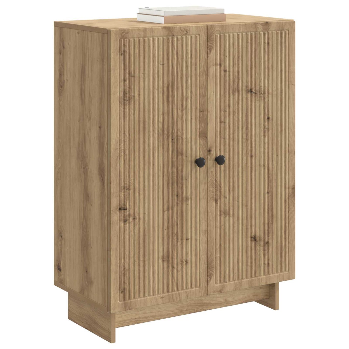 vidaXL Πλαϊνό γραφείο Artisan Δρυς 66 x 34,5 x 90 εκ