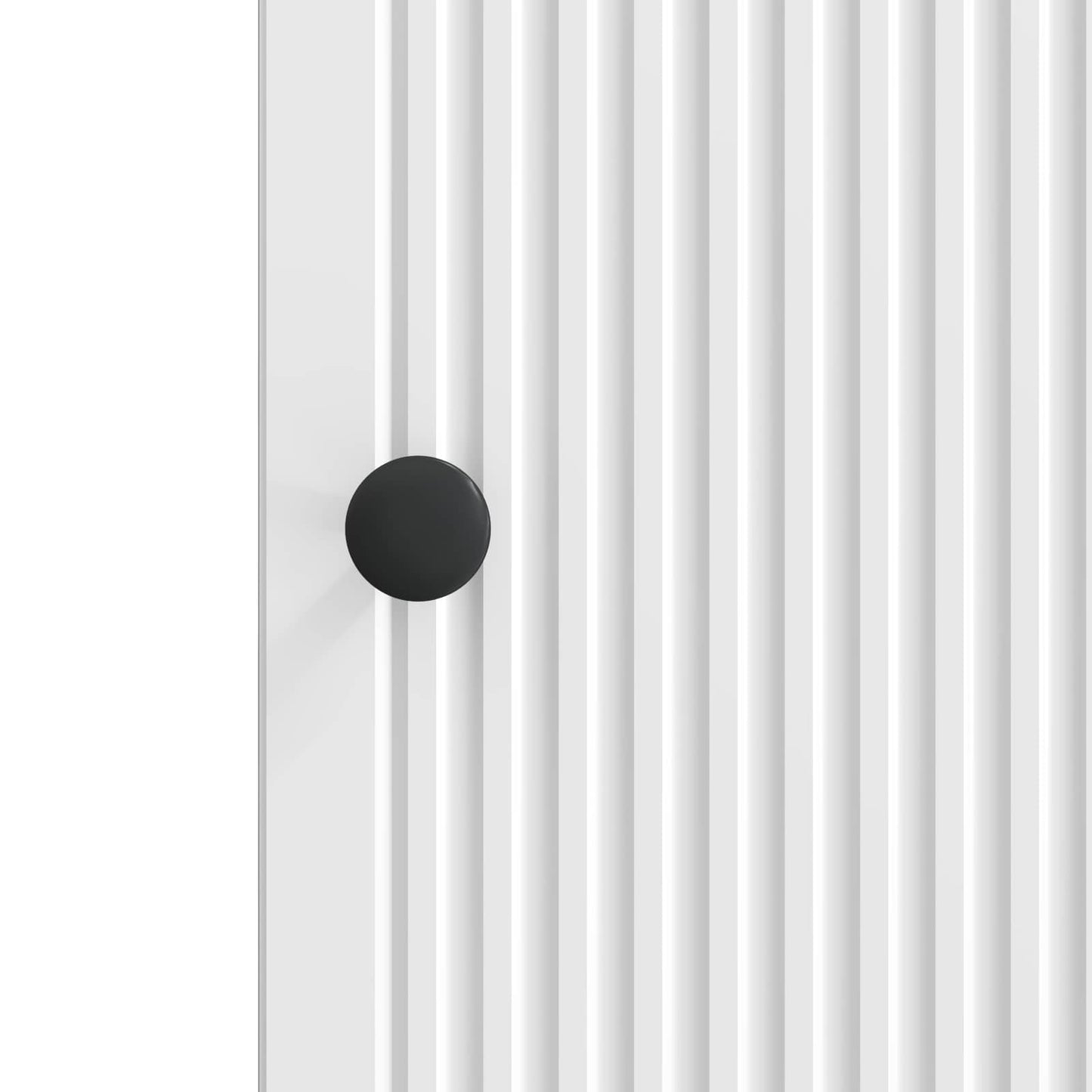 vidaXL Πλαϊνό γραφείο Γυαλιστερό Λευκό 33 x 34,5 x 90 εκ