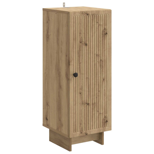 vidaXL Πλαϊνό γραφείο Artisan Δρυς 33 x 34,5 x 90 εκ