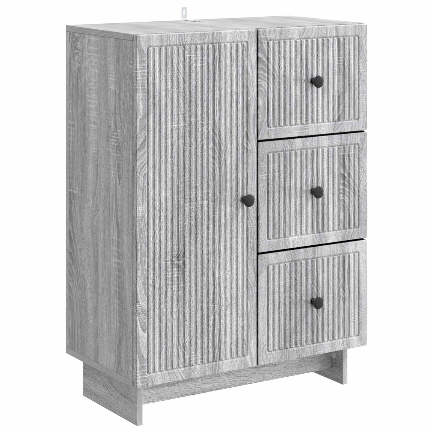 vidaXL Πλαϊνό γραφείο Γκρι Sonoma 66 x 34,5 x 90 εκ Επεξεργασμένο Ξύλο
