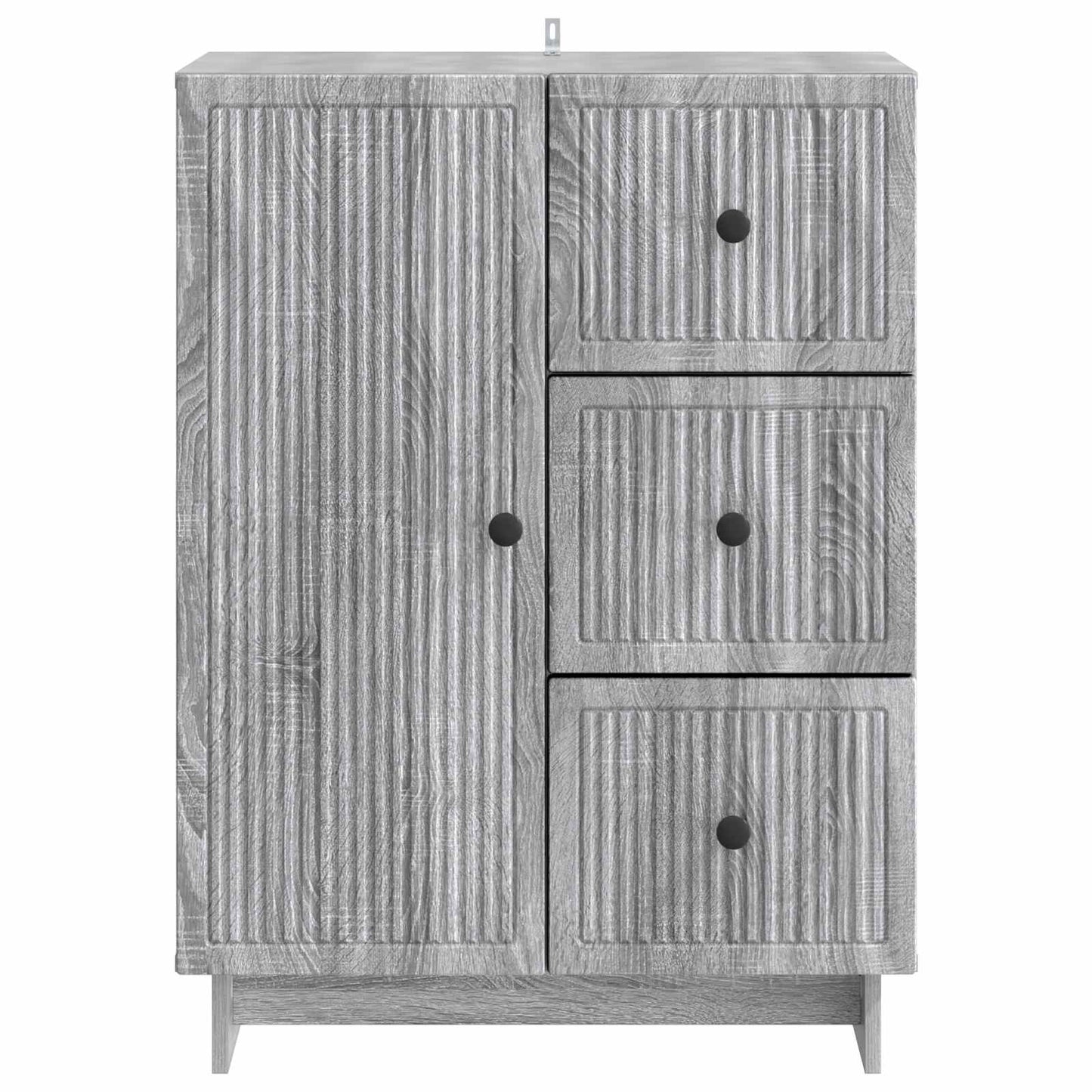 vidaXL Πλαϊνό γραφείο Γκρι Sonoma 66 x 34,5 x 90 εκ Επεξεργασμένο Ξύλο