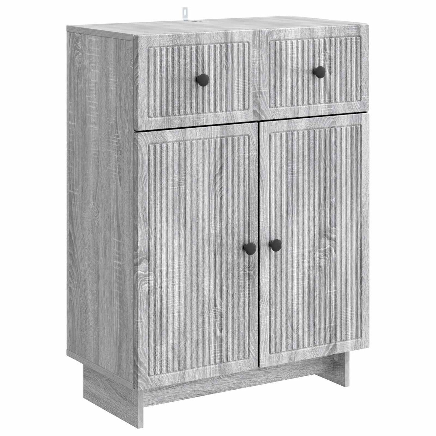 vidaXL Πλαϊνό γραφείο Γκρι Sonoma 66 x 34,5 x 90 εκ Επεξεργασμένο Ξύλο