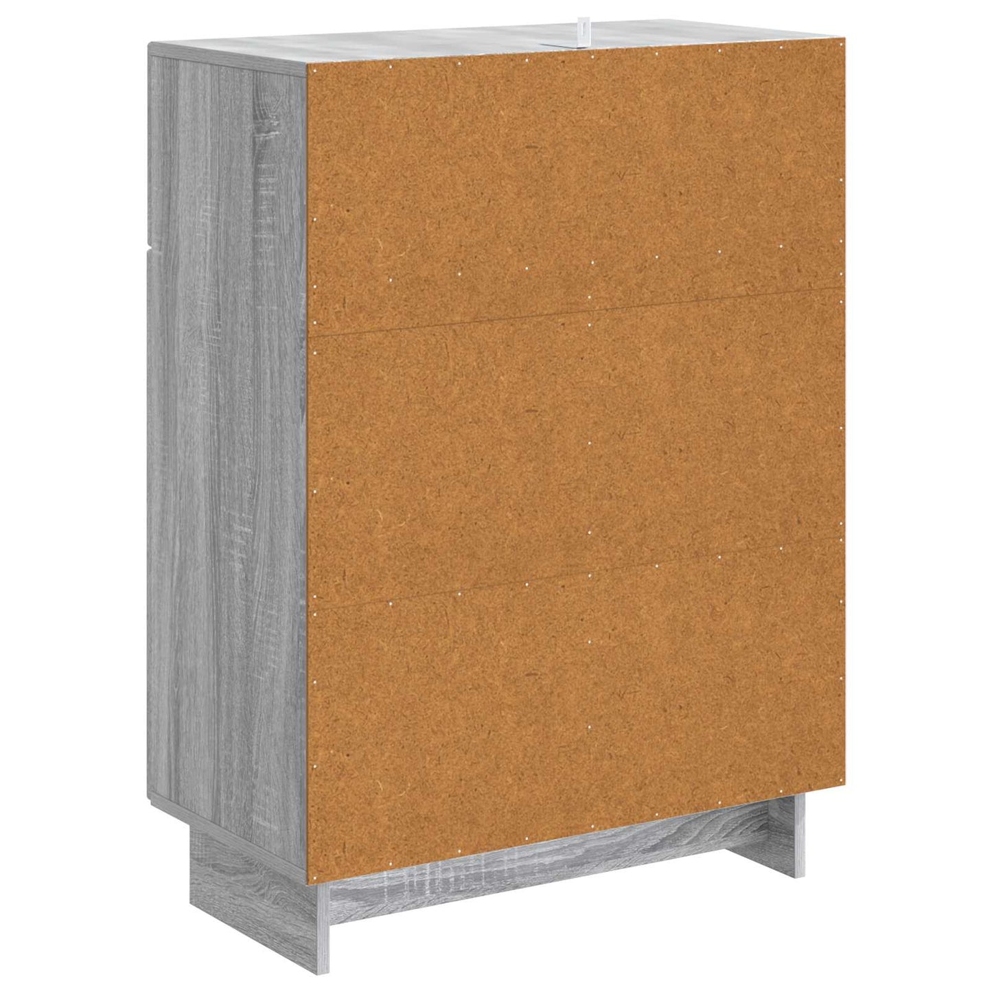 vidaXL Πλαϊνό γραφείο Γκρι Sonoma 66 x 34,5 x 90 εκ Επεξεργασμένο Ξύλο