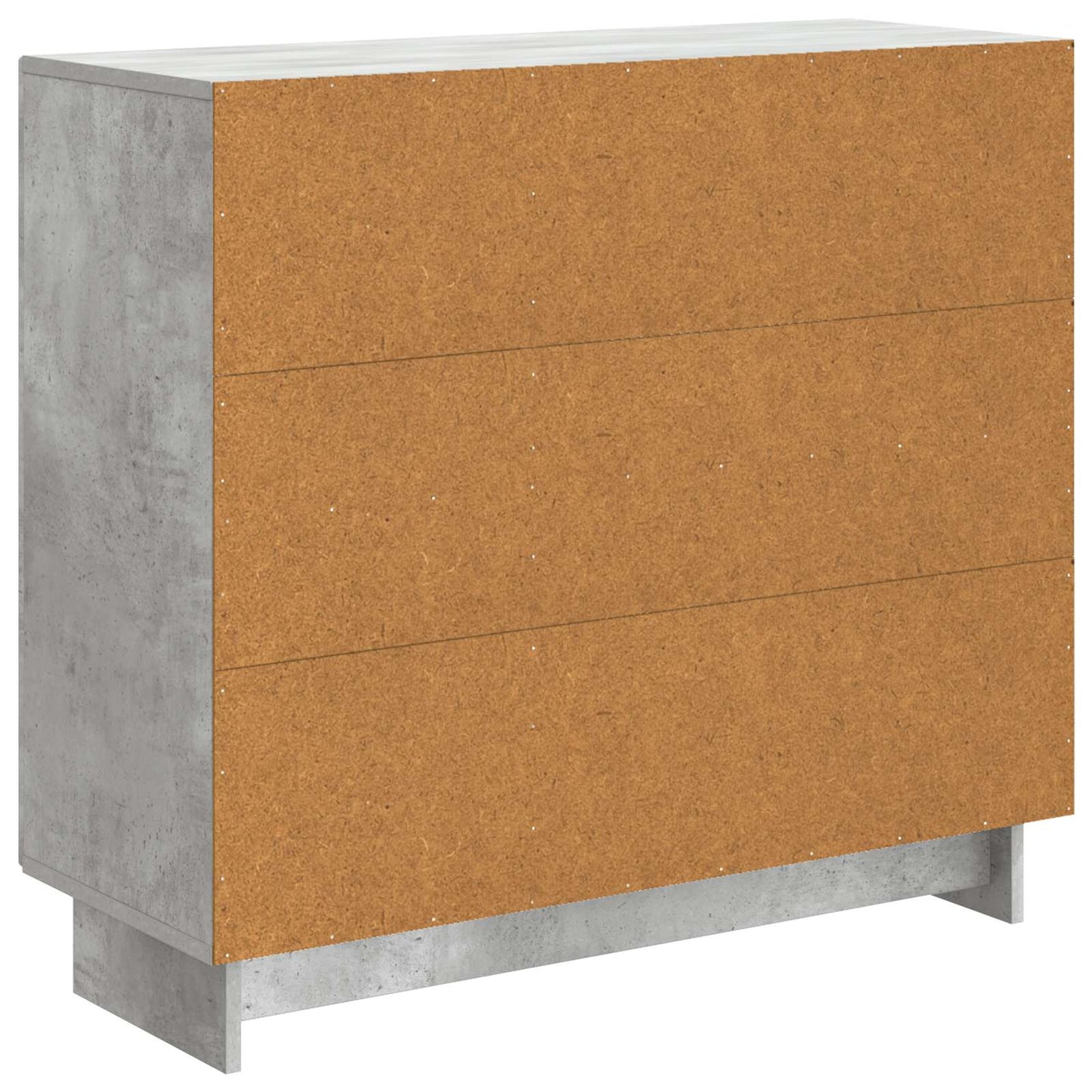 vidaXL Πλαϊνό γραφείο Γκρι Σκυροδέματος 89 x 34,5 x 80 εκ