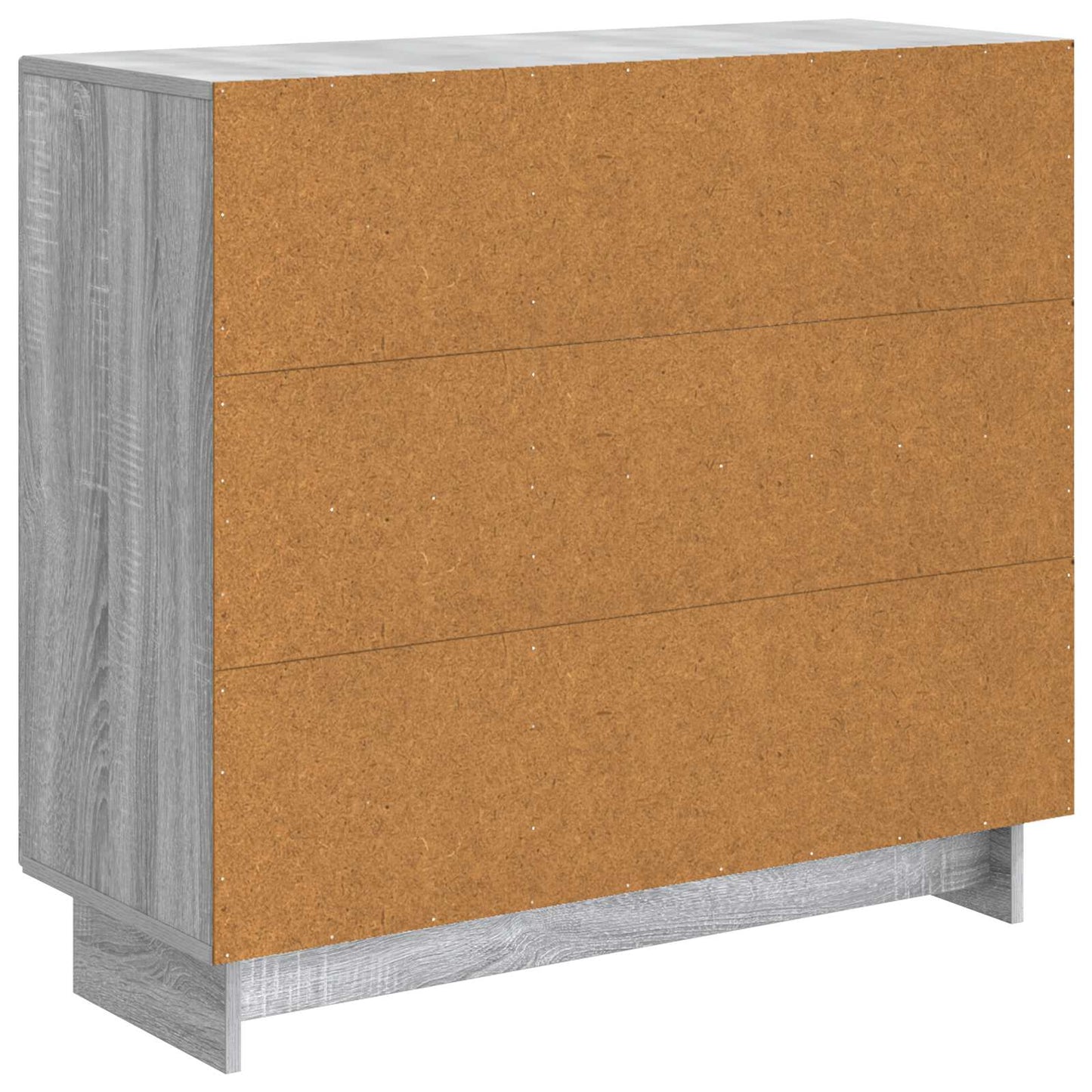 vidaXL Πλαϊνό γραφείο Γκρι Sonoma 89 x 34,5 x 80 εκ Επεξεργασμένο Ξύλο