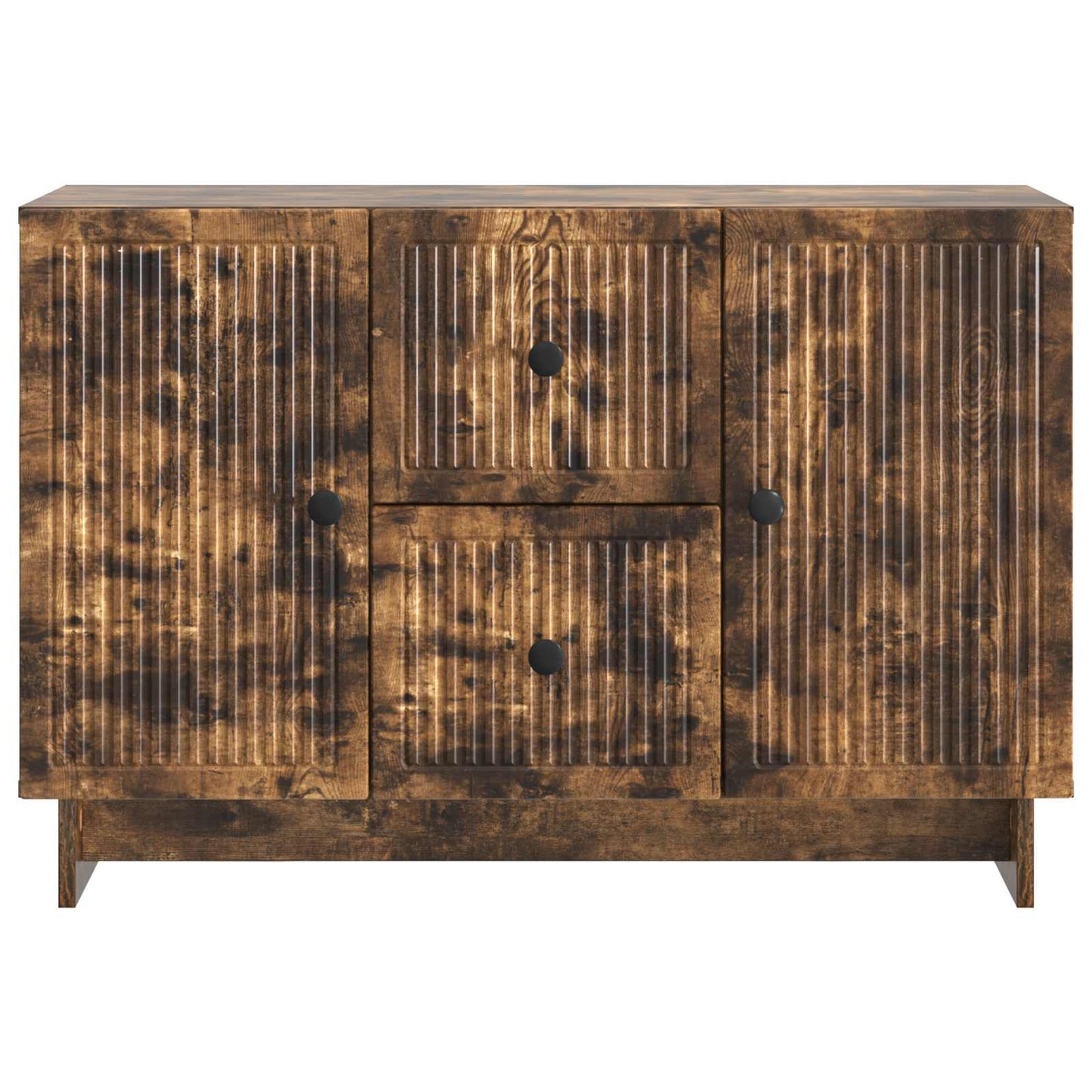 vidaXL Πλαϊνό γραφείο Καπνισμένο Ξύλο Δρυός 89 x 34,5 x 60 εκ.