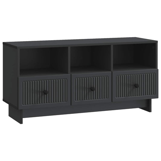 vidaXL Ντουλάπι TV Μαύρο 102 x 34,5 x 50 εκ. Επεξεργασμένο Ξύλο