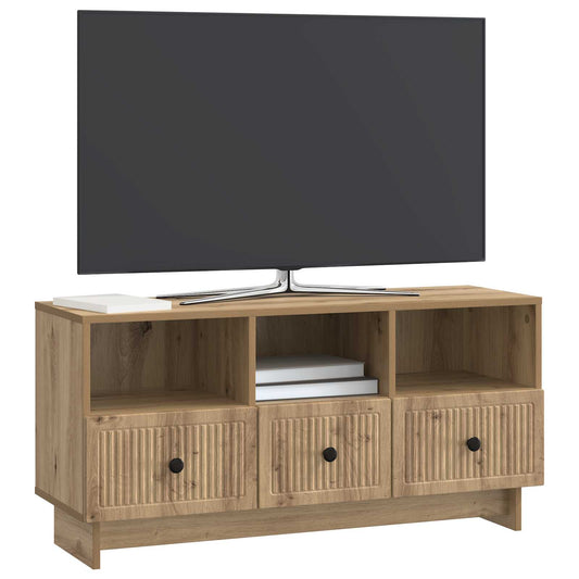 vidaXL Ντουλάπι TV Artisan Δρυς 102 x 34,5 x 50 εκ. Επεξεργασμένο Ξύλο