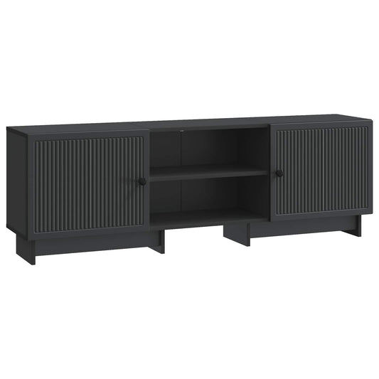 vidaXL Ντουλάπι TV Μαύρο 150 x 31 x 50 εκ. Μηχανικά επεξεργασμένο ξύλο