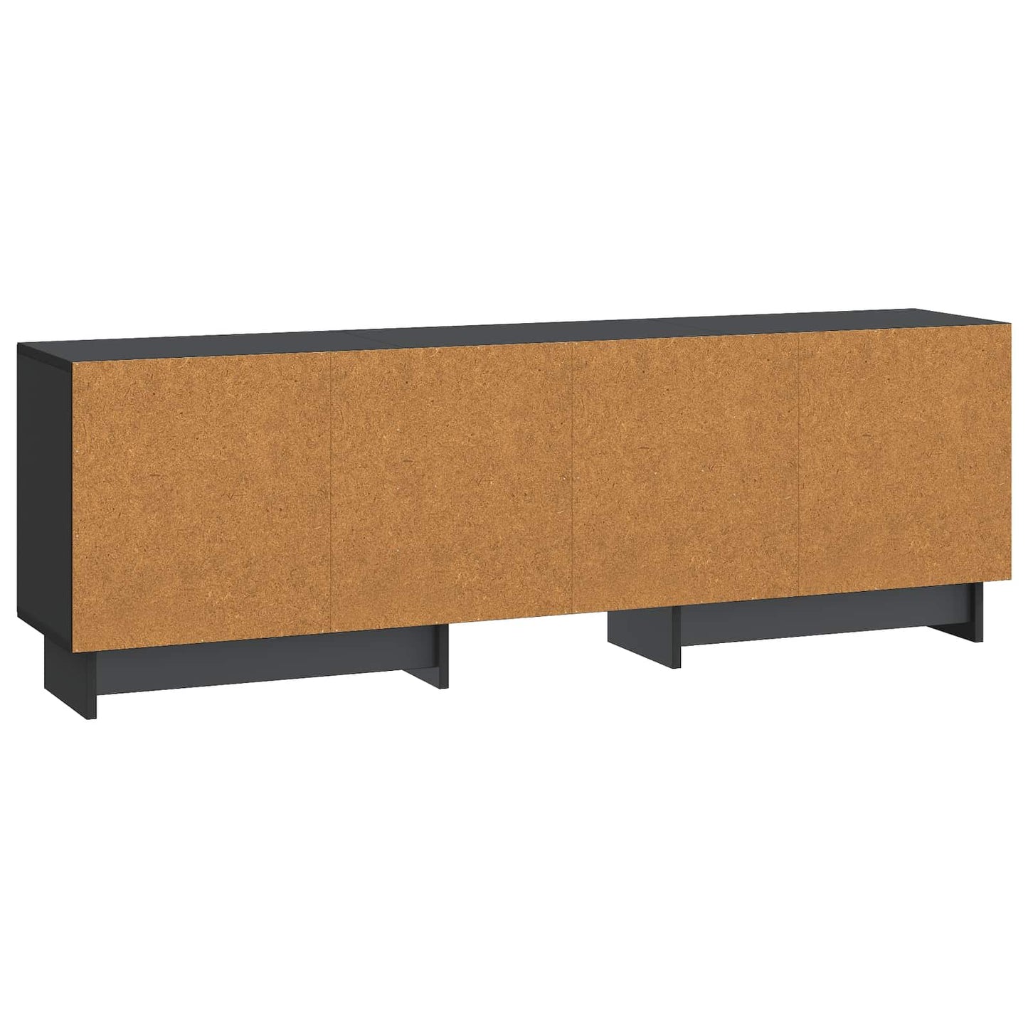 vidaXL Ντουλάπι TV Μαύρο 150 x 31 x 50 εκ. Μηχανικά επεξεργασμένο ξύλο