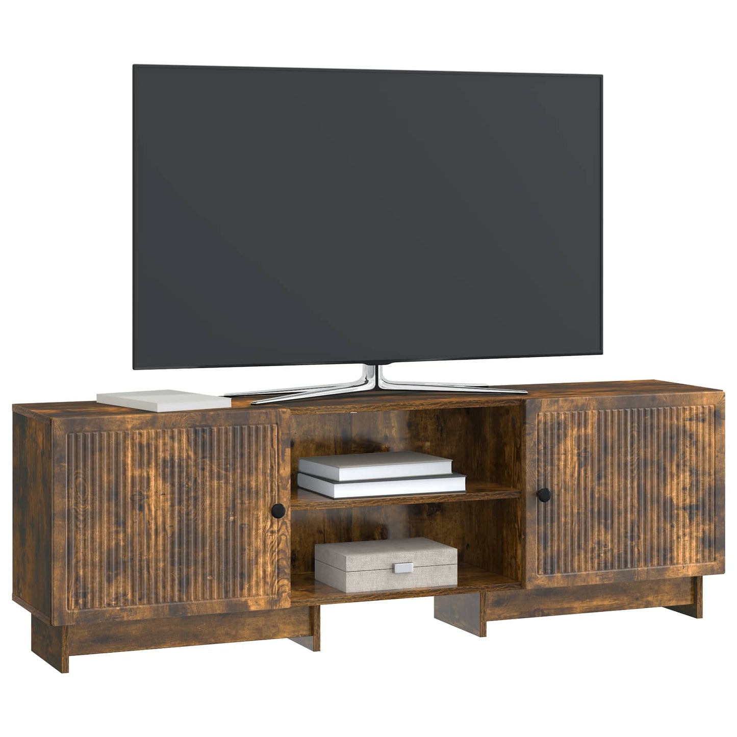 vidaXL Ντουλάπι TV Καπνιστή Δρυς 150 x 31 x 50 εκ.