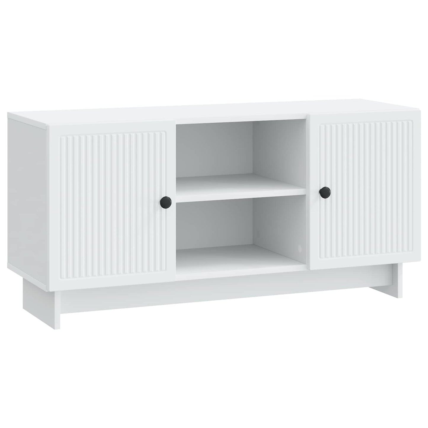 vidaXL Ντουλάπι TV 102 x 34,5 x 50 εκ. Λευκό Επεξεργασμένο Ξύλο