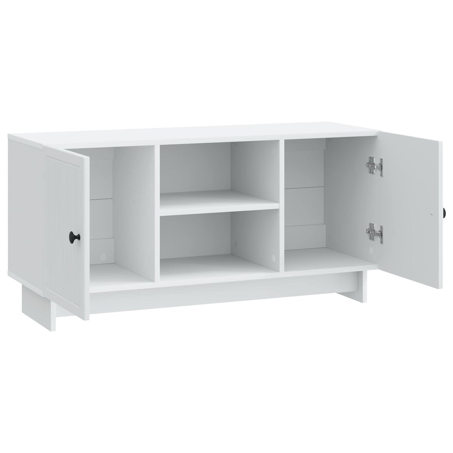 vidaXL Ντουλάπι TV 102 x 34,5 x 50 εκ. Λευκό Επεξεργασμένο Ξύλο