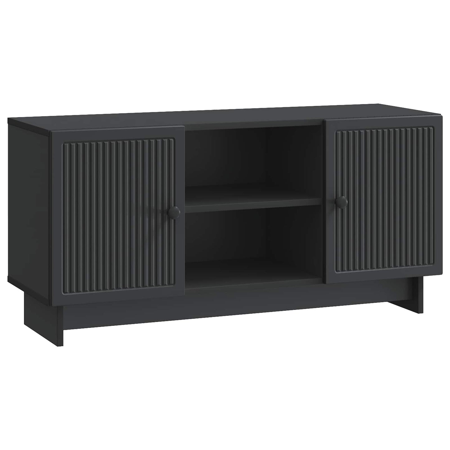 vidaXL Ντουλάπι TV 102 x 34,5 x 50 εκ. Μαύρο Επεξεργασμένο Ξύλο