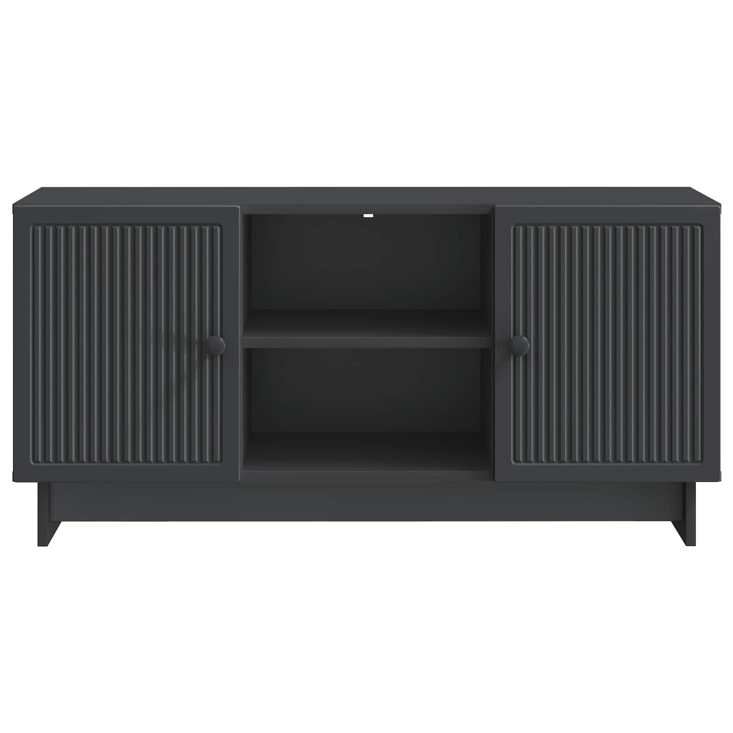 vidaXL Ντουλάπι TV 102 x 34,5 x 50 εκ. Μαύρο Επεξεργασμένο Ξύλο