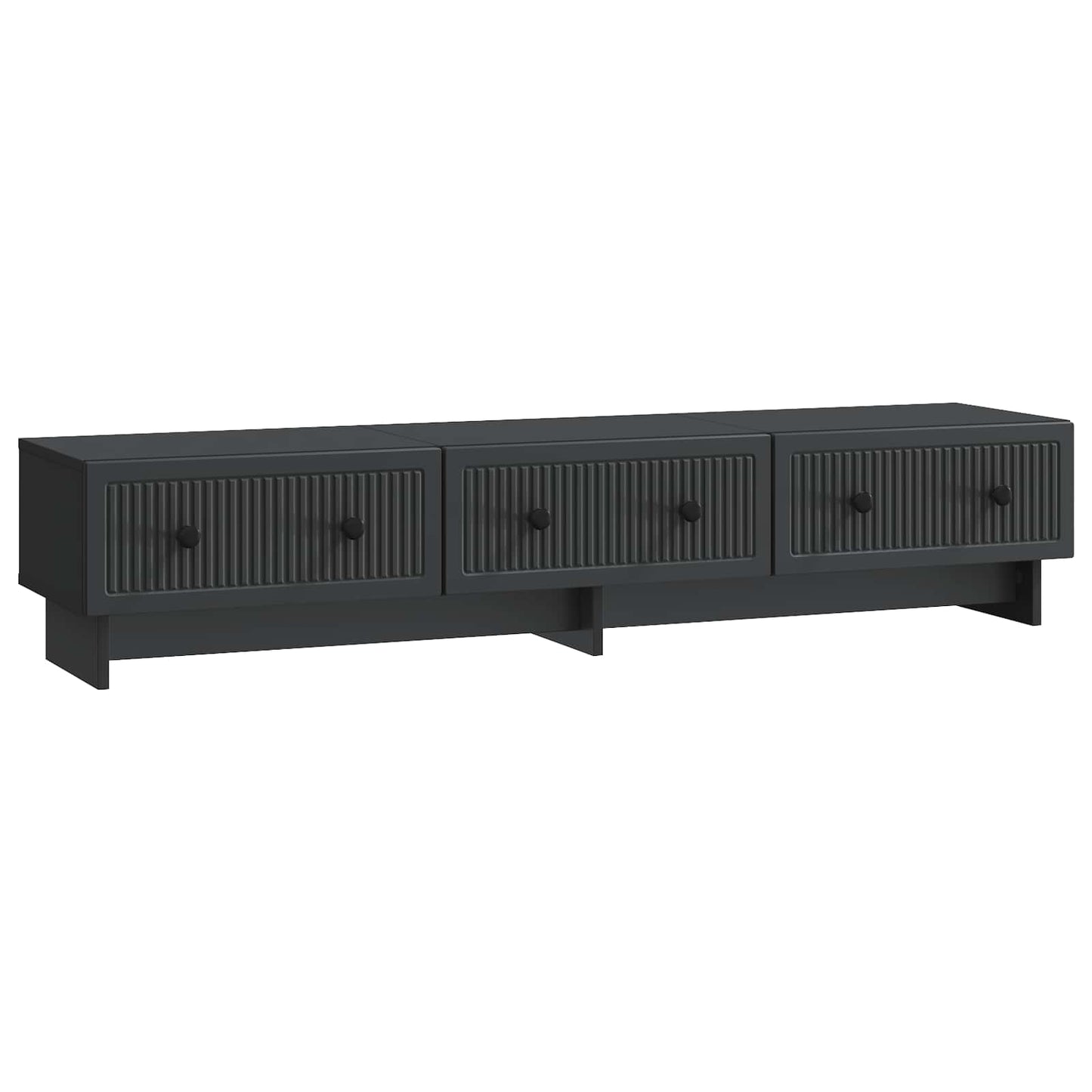vidaXL Ντουλάπι TV Μαύρο 147 x 34,5 x 30 εκ Επεξεργασμένο Ξύλο