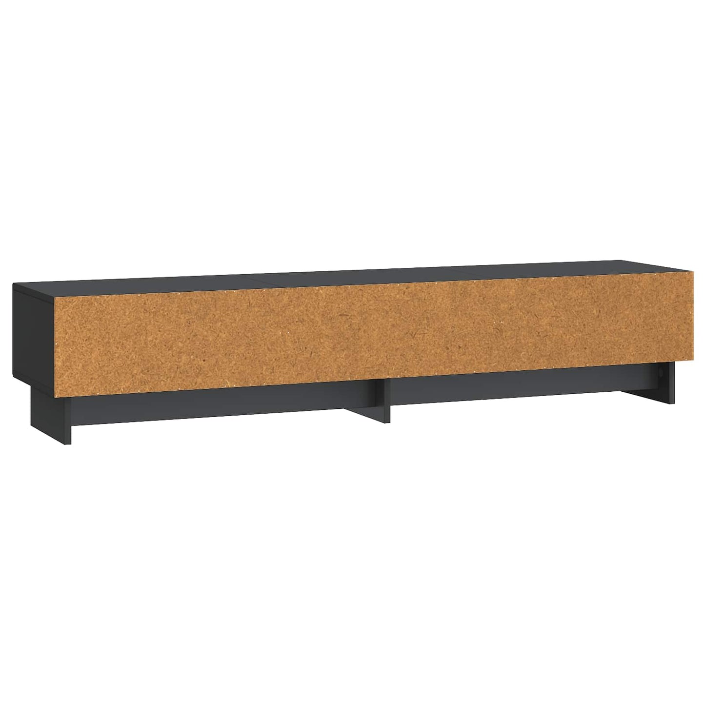 vidaXL Ντουλάπι TV Μαύρο 147 x 34,5 x 30 εκ Επεξεργασμένο Ξύλο