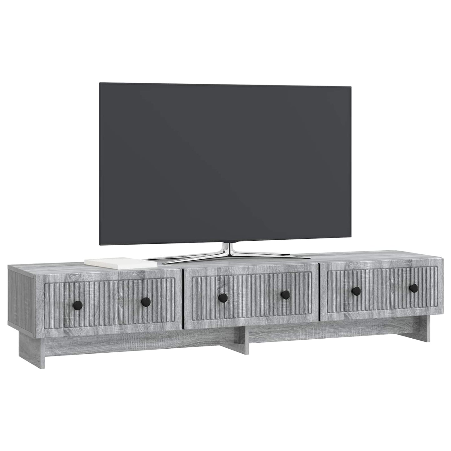 vidaXL Ντουλάπι TV Γκρι Sonoma 147 x 34,5 x 30 εκ Επεξεργασμένο Ξύλο