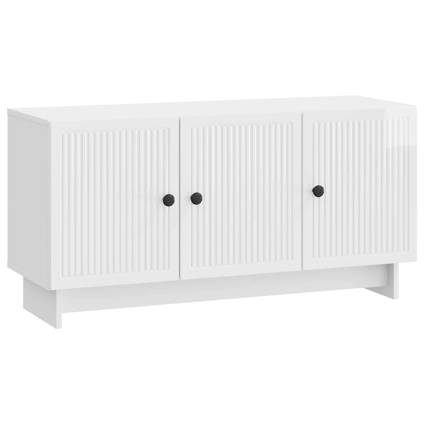 vidaXL Ντουλάπι TV Γυαλιστερό Λευκό 99 x 34,5 x 50 εκ.