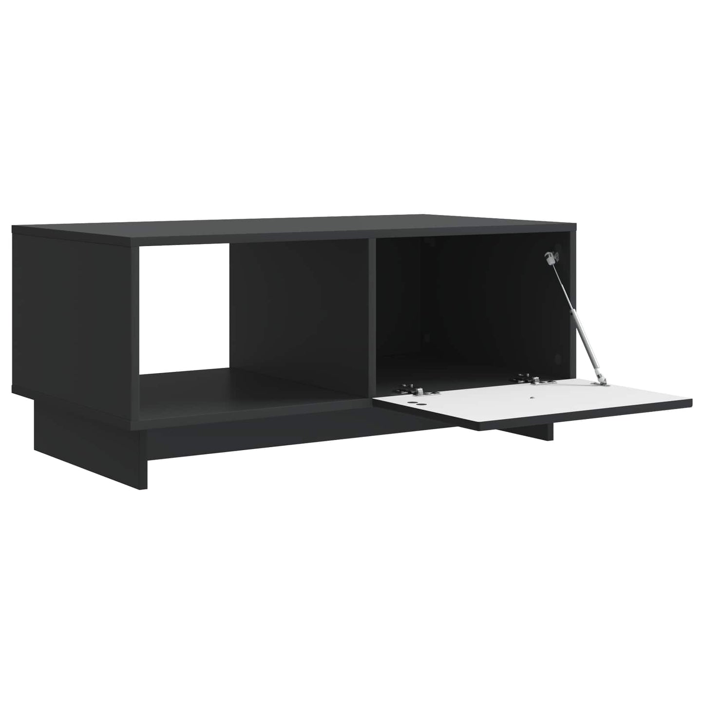 vidaXL Τραπεζάκι σαλονιού Μαύρο 90 x 50 x 40 cm Επεξεργασμένο Ξύλο