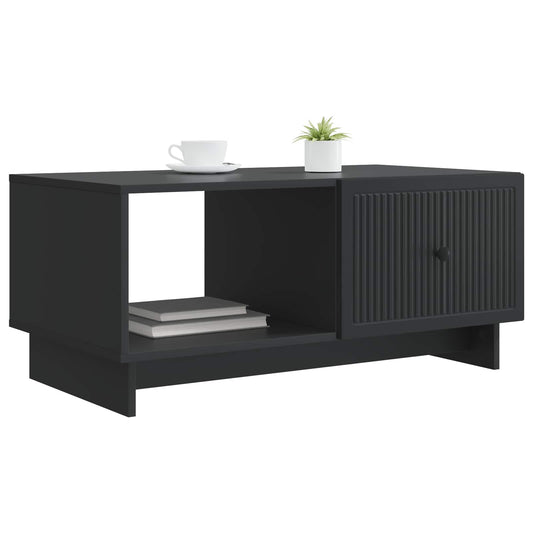 vidaXL Τραπεζάκι σαλονιού Μαύρο 90 x 50 x 40 cm Επεξεργασμένο Ξύλο