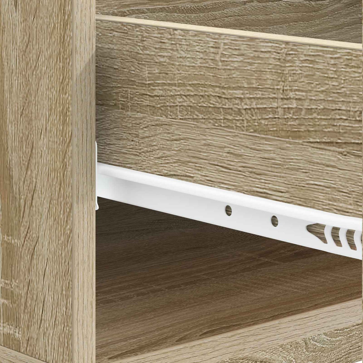 vidaXL Τραπεζάκι σαλονιού με συρτάρι Sonoma Δρυς 49 x 50 x 40 εκ