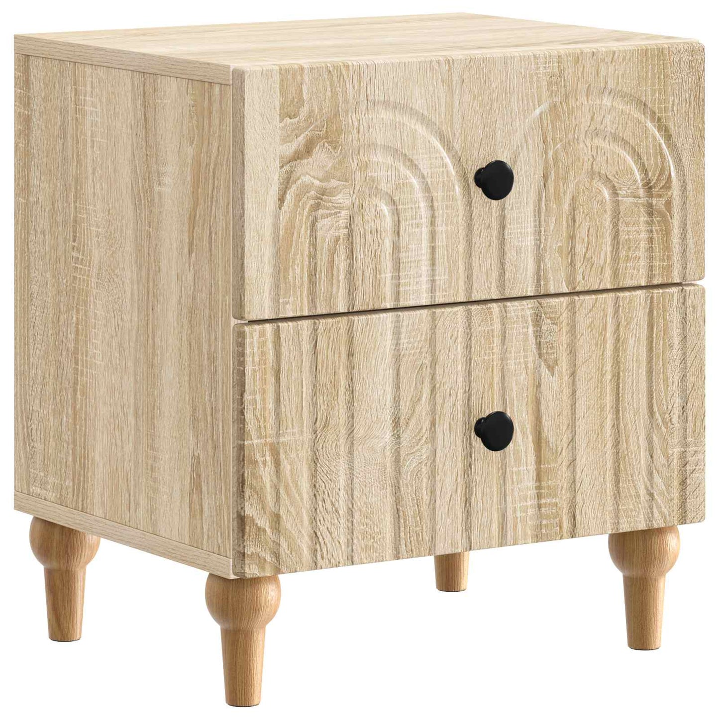 vidaXL Κομοδίνο Sonoma Δρυς 43 x 34,5 x 48 εκ Επεξεργασμένο Ξύλο
