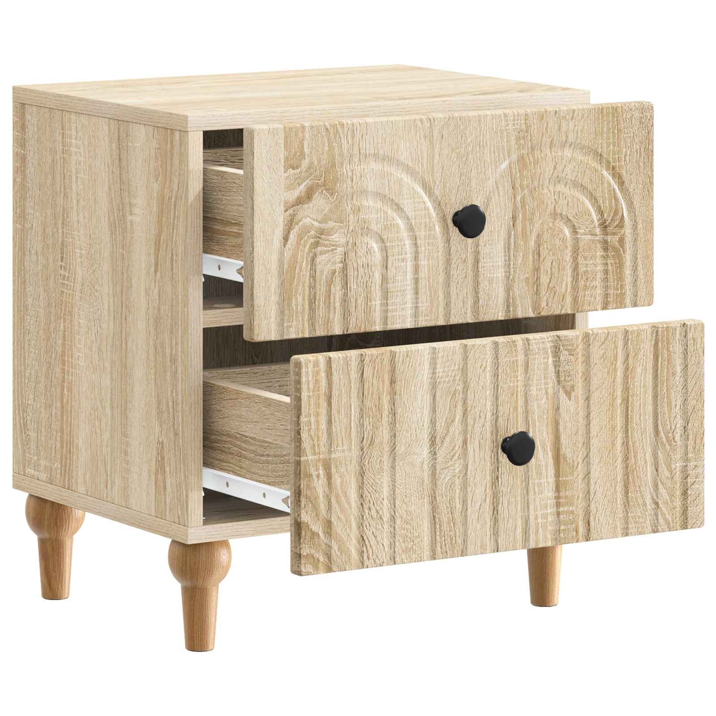 vidaXL Κομοδίνο Sonoma Δρυς 43 x 34,5 x 48 εκ Επεξεργασμένο Ξύλο