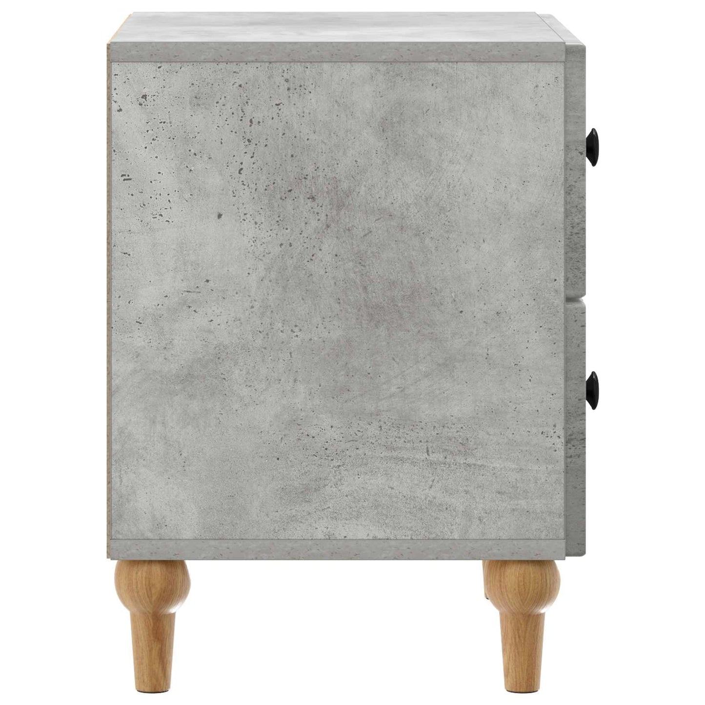 vidaXL Κομοδίνο 2 τμχ. Γκρι Σκυροδέματος 43 x 34,5 x 48 εκ
