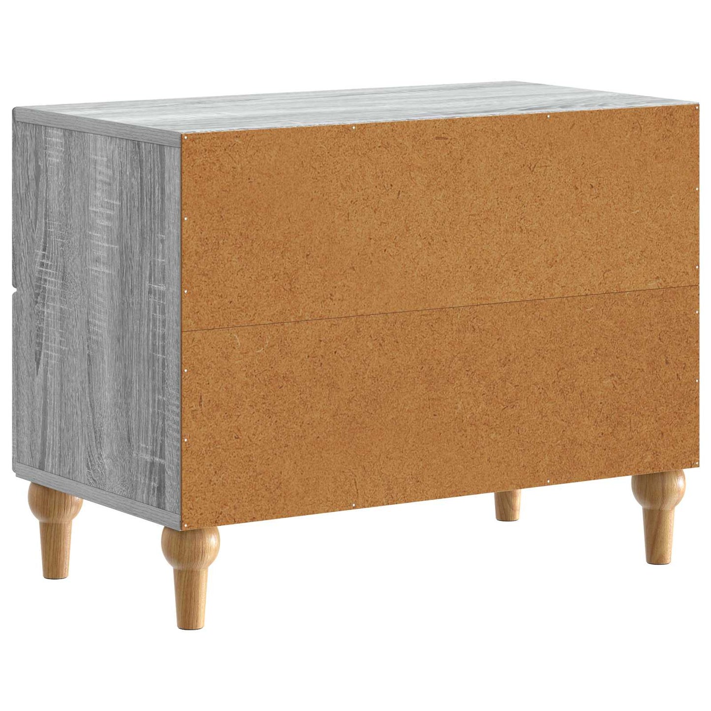 vidaXL Κομοδίνο Γκρι Sonoma 62 x 34,5 x 48 εκ Επεξεργασμένο Ξύλο