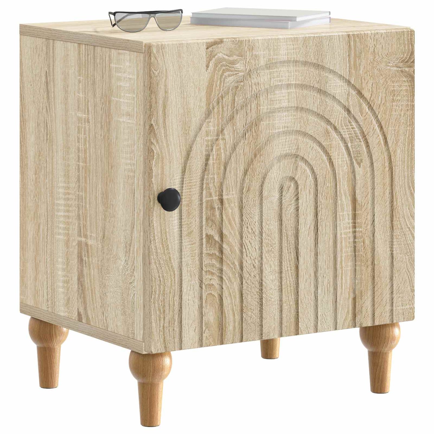vidaXL Κομοδίνο Sonoma Δρυς 43 x 34,5 x 50 εκ Επεξεργασμένο Ξύλο