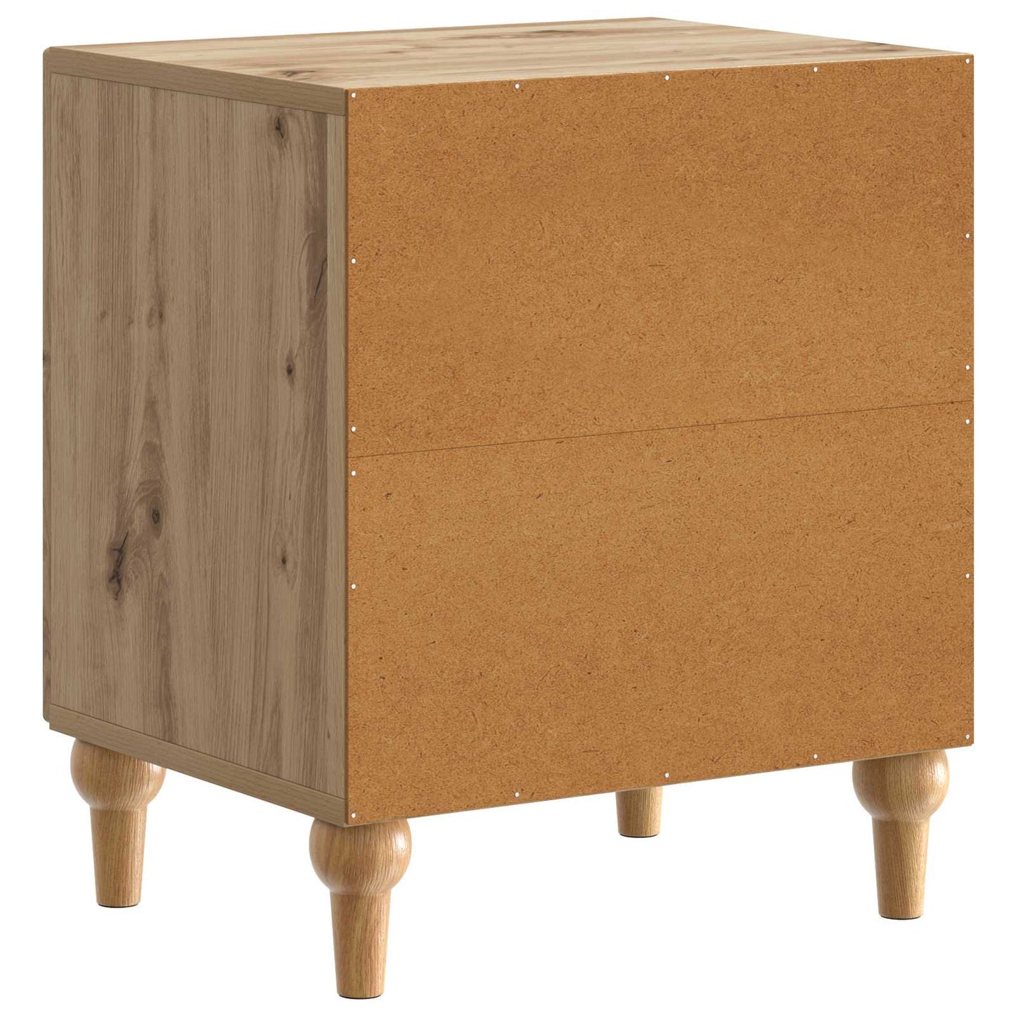 vidaXL Κομοδίνο Artisan Δρυς 43 x 34,5 x 50 εκ Επεξεργασμένο Ξύλο
