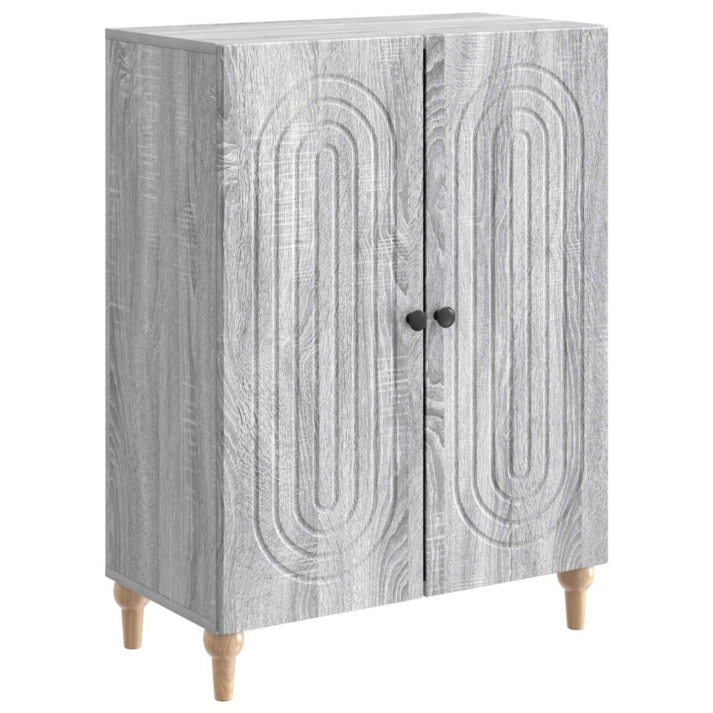vidaXL Πλαϊνό γραφείο Γκρι Sonoma 66 x 34,5 x 90 εκ Επεξεργασμένο Ξύλο