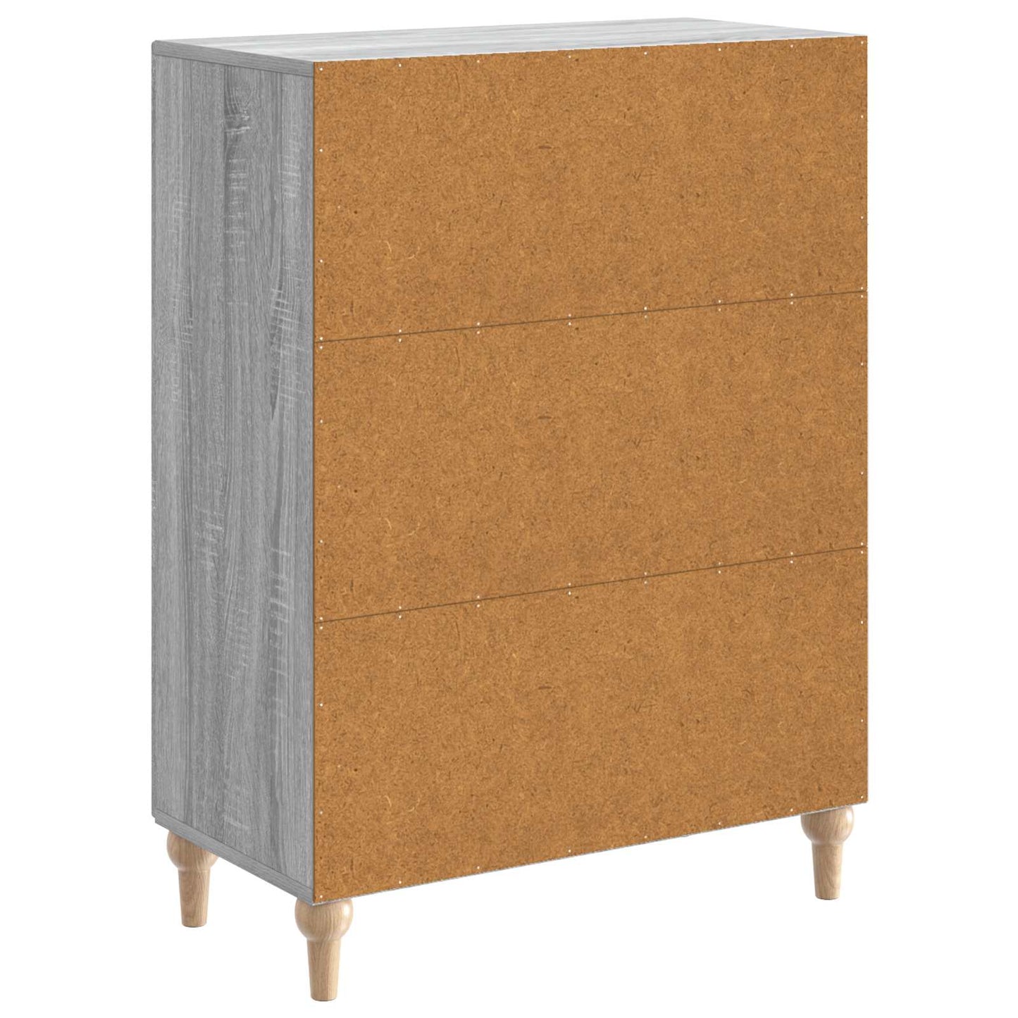 vidaXL Πλαϊνό γραφείο Γκρι Sonoma 66 x 34,5 x 90 εκ Επεξεργασμένο Ξύλο