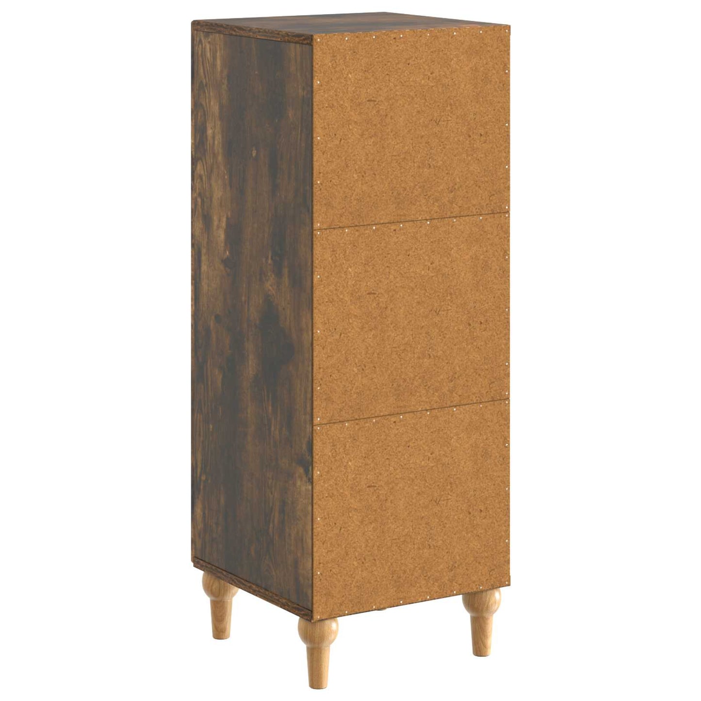 vidaXL Πλαϊνό γραφείο Καπνισμένο Ξύλο Δρυός 33 x 34,5 x 90 εκ