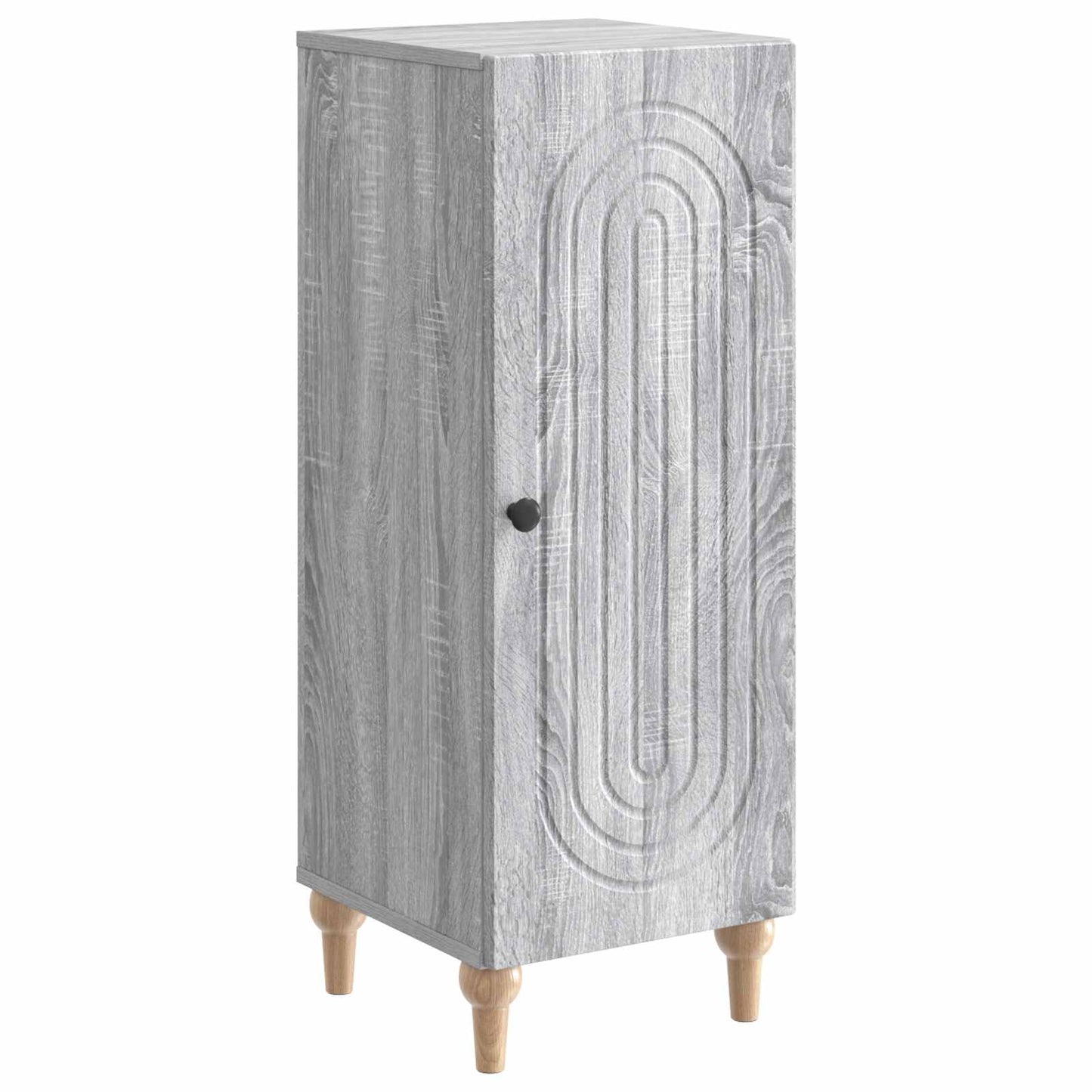 vidaXL Πλαϊνό γραφείο Γκρι Sonoma 33 x 34,5 x 90 εκ Επεξεργασμένο Ξύλο