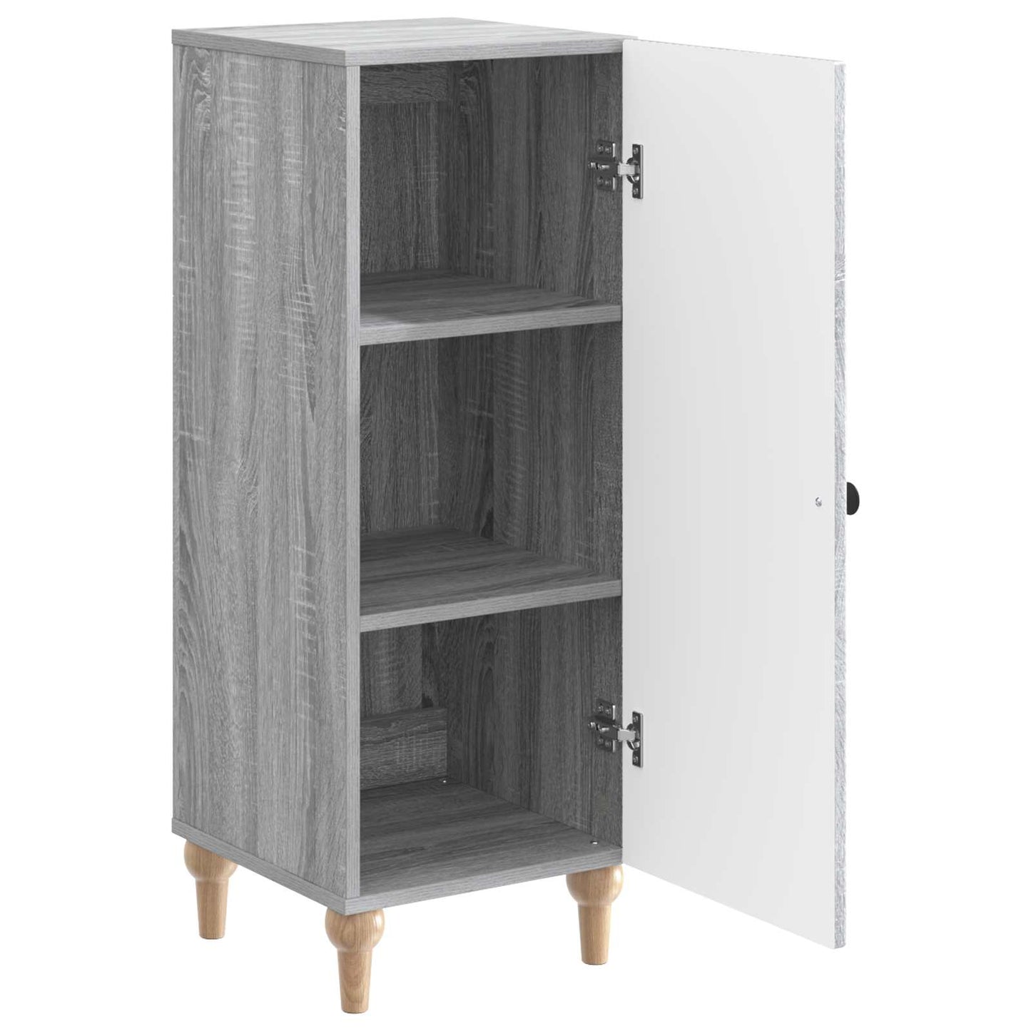 vidaXL Πλαϊνό γραφείο Γκρι Sonoma 33 x 34,5 x 90 εκ Επεξεργασμένο Ξύλο
