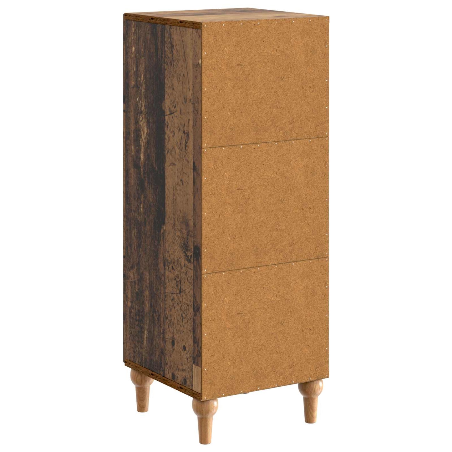 vidaXL Πλαϊνό γραφείο Παλαιωμένο ξύλο 33 x 34,5 x 90 εκ